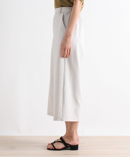 grove（グローブ）の「【S-LL】ワイドクロップドパンツ（その他パンツ・レディース・ブラック/ナチュラル/カーキ・01/02/04/03）」の9枚目の写真