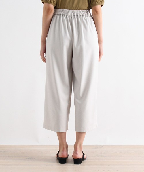 grove（グローブ）の「【S-LL】ワイドクロップドパンツ（その他パンツ・レディース・ブラック/ナチュラル/カーキ・01/02/04/03）」の8枚目の写真