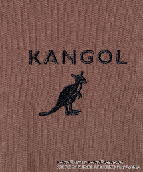 KANGOL（カンゴール）の「∴WEGO/KANGOL 刺繍Tシャツ（Tシャツ/カットソー・メンズ・ホワイト/ブラック/ベージュ/オレンジ/グリーン/ダークグリーン/ブラウン・SMALL/MEDIUM/LARGE）」の11枚目の写真