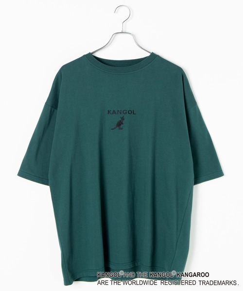 KANGOL（カンゴール）の「∴WEGO/KANGOL 刺繍Tシャツ（Tシャツ/カットソー・メンズ・ホワイト/ブラック/ベージュ/オレンジ/グリーン/ダークグリーン/ブラウン・SMALL/MEDIUM/LARGE）」の17枚目の写真