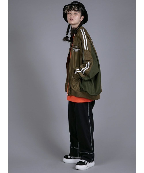 Candy Stripper（キャンディストリッパー）の「SUPERB CLOTHING CANDY ブルゾン（ブルゾン・レディース・グリーン/ブラック・2）」の4枚目の写真