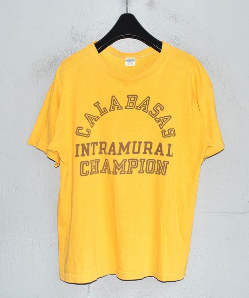 ヴィンテージ古着 70s Calabasas Champion Champion Calabasas トップス カレッジ ｔシャツ Tシャツ カットソー Champion チャンピオン のファッション