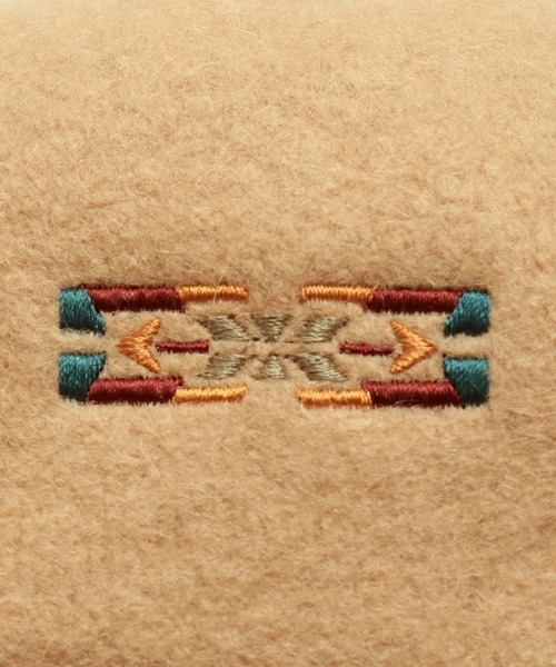 チチカカ（チチカカ）の「モチーフ刺繍ベレー帽（ハンチング/ベレー帽・レディース・ベージュ/カーキ/ブラック・FREE）」の11枚目の写真