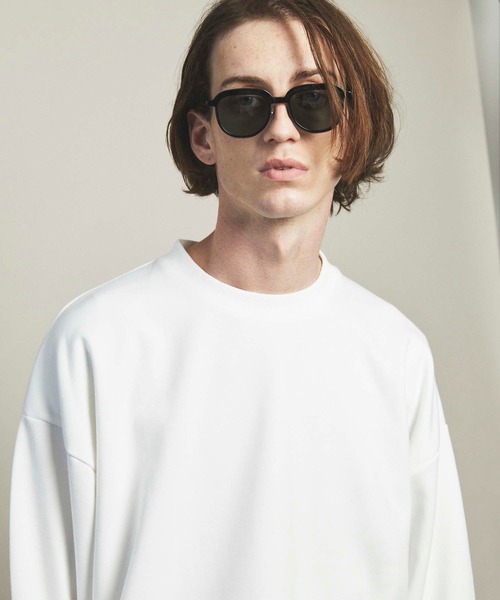 MAISON SPECIAL(メゾンスペシャル)の「《ユニセックスアイテム》プライムオーバーダンボールスウェットロングカットソー 【MAISON SPECIAL/メゾンスペシャル】(Tシャツ/カットソー・メンズ・ブラック/パープル/ブラウン/オフホワイト/グリーン・1/2/0/3)」の15枚目の写真