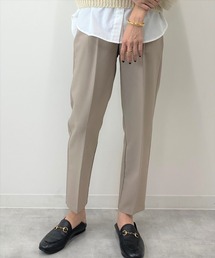 She's Closet | センタープレス タック入り テーパードパンツ スラックス(その他パンツ)