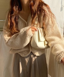 ベーシックニットカーデ