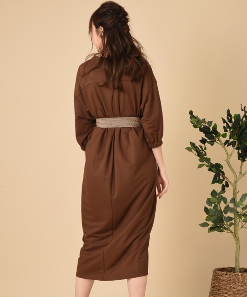 INTERPLANET（インタープラネット）の「バンブーゴムベルト（ベルト・レディース・ブラウン/ナチュラル・フリー）」の6枚目の写真