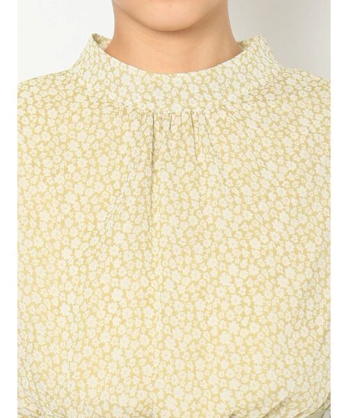dazzlin（ダズリン）の「リブ切替シフォンフラワーワンピース（ワンピース・レディース・イエロー/ブルー/アイボリー・FREE）」の13枚目の写真