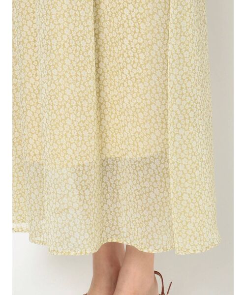 dazzlin（ダズリン）の「リブ切替シフォンフラワーワンピース（ワンピース・レディース・イエロー/ブルー/アイボリー・FREE）」の15枚目の写真