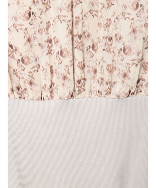 dazzlin（ダズリン）の「リブ切替シフォンフラワーワンピース（ワンピース・レディース・イエロー/ブルー/アイボリー・FREE）」の16枚目の写真