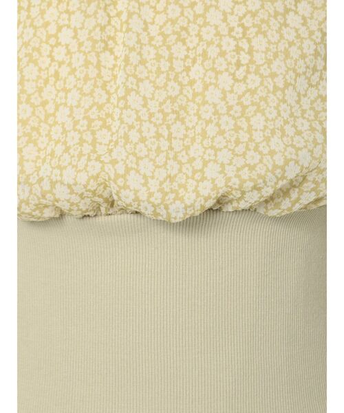 dazzlin（ダズリン）の「リブ切替シフォンフラワーワンピース（ワンピース・レディース・イエロー/ブルー/アイボリー・FREE）」の18枚目の写真