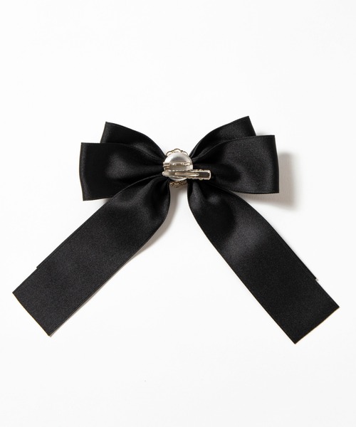 WEGO(ウィゴー)の「WEGO/スタッズリボンブローチクリップ(ヘアピン・レディース・ブラック・FREE)」の3枚目の写真