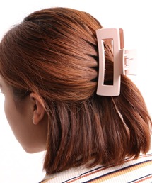 Ree&Mee | Ree＆Mee ビッグサイズ バンスクリップ マットカラー ヘアアクセサリー ヘアクリップ(バレッタ/ヘアクリップ)