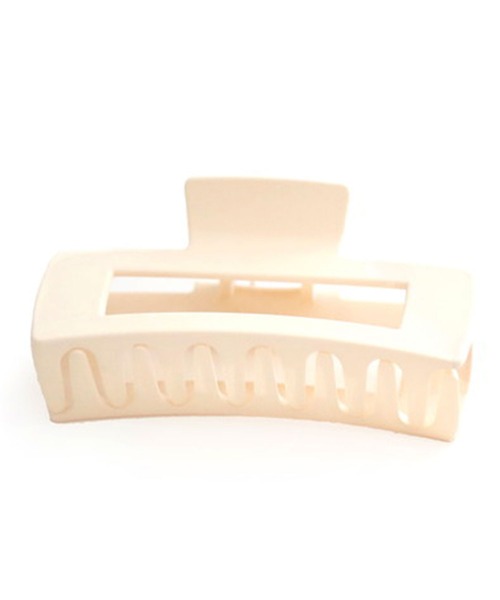 Ree&Mee（リーアンドミー）の「Ree＆Mee ビッグサイズ バンスクリップ マットカラー ヘアアクセサリー ヘアクリップ（バレッタ/ヘアクリップ・レディース・ブラック/ブラウン/カーキ/ピンク/ブルー/アイボリー・FREE）」の12枚目の写真