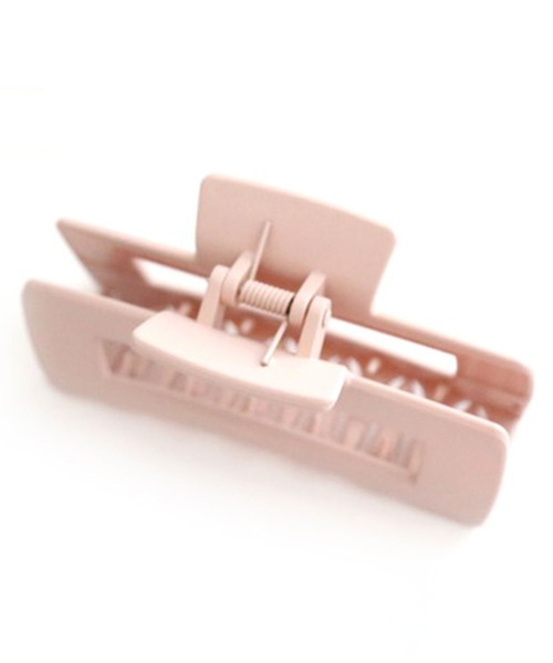 Ree&Mee（リーアンドミー）の「Ree＆Mee ビッグサイズ バンスクリップ マットカラー ヘアアクセサリー ヘアクリップ（バレッタ/ヘアクリップ・レディース・ブラック/ブラウン/カーキ/ピンク/ブルー/アイボリー・FREE）」の9枚目の写真