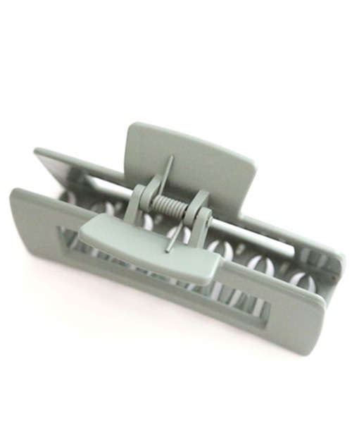 Ree&Mee（リーアンドミー）の「Ree＆Mee ビッグサイズ バンスクリップ マットカラー ヘアアクセサリー ヘアクリップ（バレッタ/ヘアクリップ・レディース・ブラック/ブラウン/カーキ/ピンク/ブルー/アイボリー・FREE）」の19枚目の写真