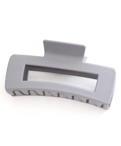 Ree&Mee（リーアンドミー）の「Ree＆Mee ビッグサイズ バンスクリップ マットカラー ヘアアクセサリー ヘアクリップ（バレッタ/ヘアクリップ・レディース・ブラック/ブラウン/カーキ/ピンク/ブルー/アイボリー・FREE）」の11枚目の写真