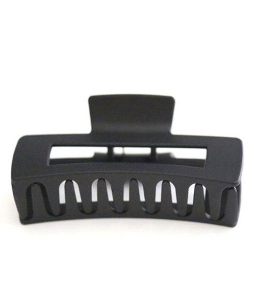 Ree&Mee（リーアンドミー）の「Ree＆Mee ビッグサイズ バンスクリップ マットカラー ヘアアクセサリー ヘアクリップ（バレッタ/ヘアクリップ・レディース・ブラック/ブラウン/カーキ/ピンク/ブルー/アイボリー・FREE）」の7枚目の写真