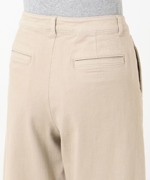 J.PRESS Ladies(J.プレス レディス)の「【洗える】8.4oz ピースダイストレッチ ワイドパンツ(その他パンツ・レディース・ベージュ系・S/XXS/XS)」の14枚目の写真