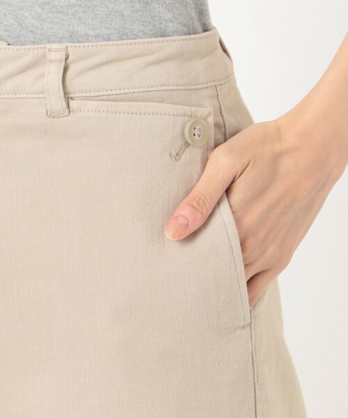 J.PRESS Ladies(J.プレス レディス)の「【洗える】8.4oz ピースダイストレッチ ワイドパンツ(その他パンツ・レディース・ベージュ系・S/XXS/XS)」の16枚目の写真