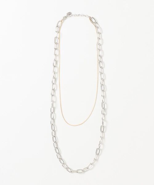 LOWRYS FARM(ローリーズファーム)の「ロング2レンチェーンネックレス 936798(ネックレス・レディース・シルバー/ゴールド/シルバー系その他・FREE)」の3枚目の写真