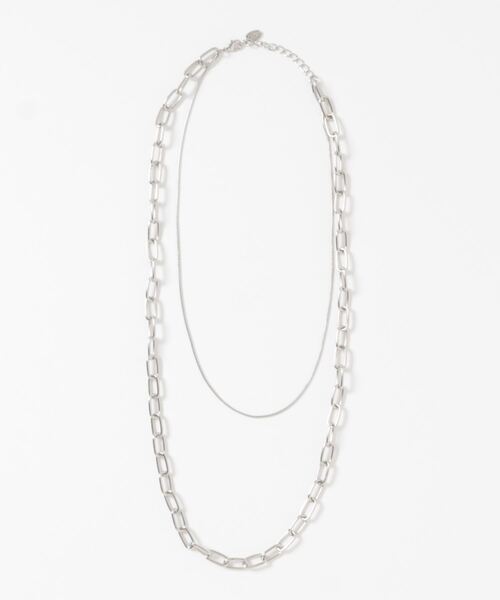LOWRYS FARM(ローリーズファーム)の「ロング2レンチェーンネックレス 936798(ネックレス・レディース・シルバー/ゴールド/シルバー系その他・FREE)」の2枚目の写真