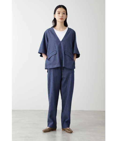 human woman(ヒューマンウーマン)の「≪arrive 5e≫反応染めデニムパンツ(その他パンツ・レディース・ブルー・MEDIUM/SMALL)」の19枚目の写真