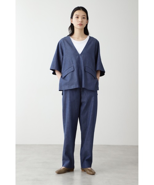 human woman(ヒューマンウーマン)の「≪arrive 5e≫反応染めデニムパンツ(その他パンツ・レディース・ブルー・MEDIUM/SMALL)」の5枚目の写真