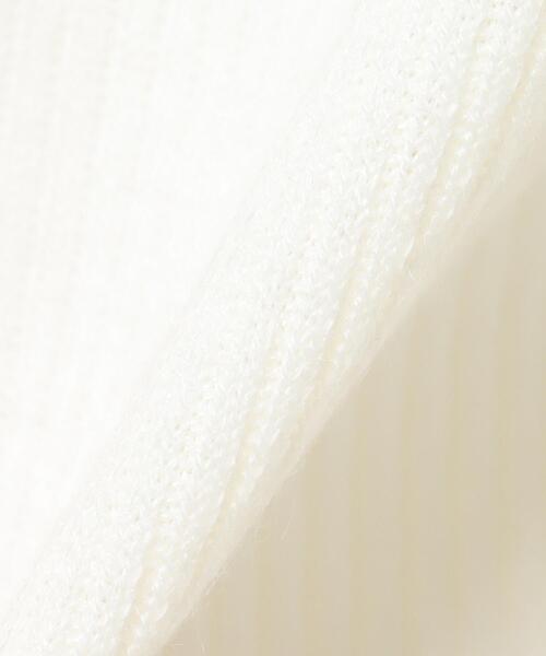 INGNI(イング)の「バックリボンリブ/トップス(Tシャツ/カットソー・レディース・ピンク系5/オフホワイト/ベージュ/ブラック・M)」の8枚目の写真