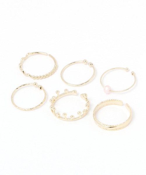 studio CLIP（スタディオクリップ）の「フリーリングSET（リング・レディース・その他1/その他2/その他3・FREE）」の3枚目の写真
