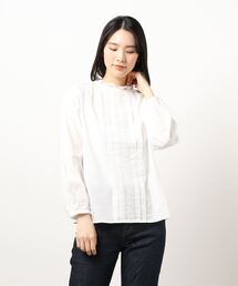 ehka sopo | チュールレースフリル衿ブラウス(シャツ/ブラウス)