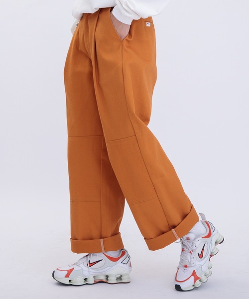 Perushu（ペルーシュ）の「ロールアップステッチワイドパンツ（その他パンツ・メンズ・ブラック/オレンジ/ダークブルー・SMALL/MEDIUM/LARGE）」の15枚目の写真