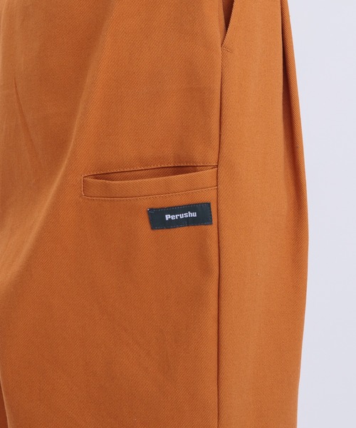 Perushu（ペルーシュ）の「ロールアップステッチワイドパンツ（その他パンツ・メンズ・ブラック/オレンジ/ダークブルー・SMALL/MEDIUM/LARGE）」の21枚目の写真