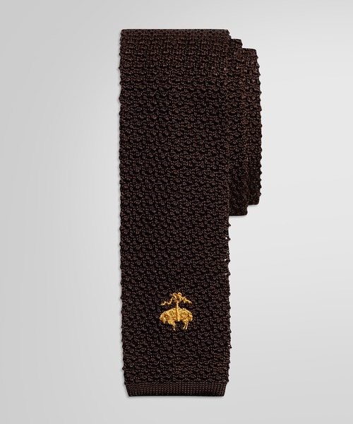 BROOKS BROTHERS（ブルックスブラザーズ）の「GF シルクソリッドニットタイ（ネクタイ・メンズ・ブラック/パープル/ネイビー/ブラウン/グレー/レッド/グリーン・ONE SIZE）」の4枚目の写真
