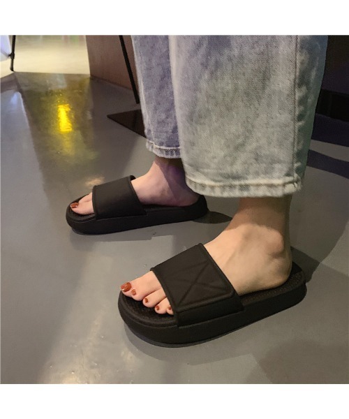 FREE BLUES（フリーブルース）の「厚底スリッパ（ルームシューズ/スリッパ・レディース・B/C/A・S/M/L）」の10枚目の写真