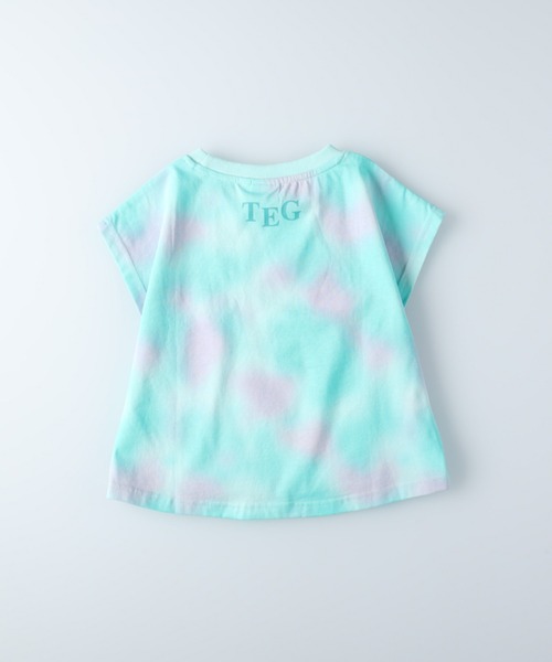 TEG TEG(テグテグ)の「【TEGTEG lovely2】 タイダイドルマンTシャツ(Tシャツ/カットソー・キッズ・ピンク/ブルー・155/105/140/120/130)」の9枚目の写真