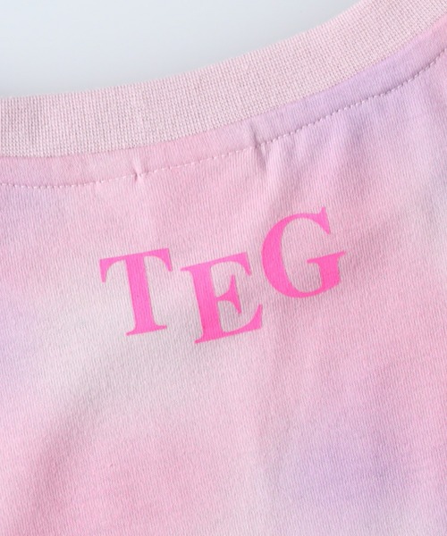 TEG TEG(テグテグ)の「【TEGTEG lovely2】 タイダイドルマンTシャツ(Tシャツ/カットソー・キッズ・ピンク/ブルー・155/105/140/120/130)」の10枚目の写真