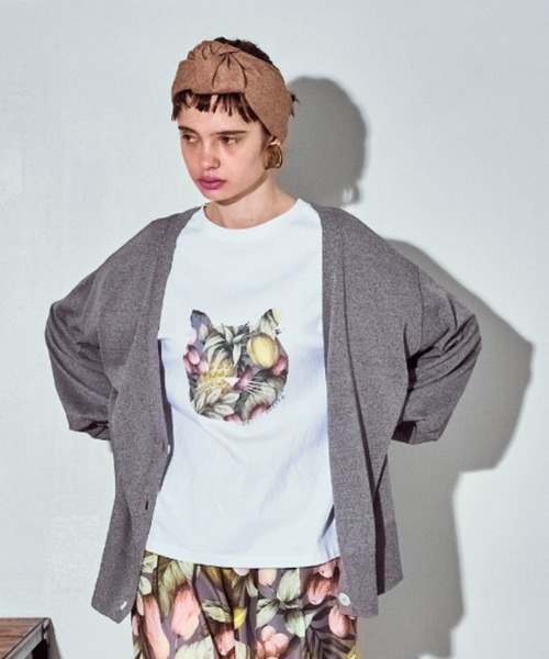 manana suerte（マニャーナスエルテ）の「オーバーサイズニットカーディガン（カーディガン/ボレロ・レディース・ブラック/ブルー/ホワイト/レッド/グリーン/グレー/ピンク/ライトグリーン/マスタード・FREE）」の3枚目の写真