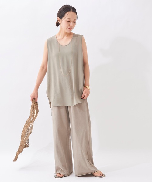 plage（プラージュ）の「【R’IAM】タンクブラウス◆（シャツ/ブラウス・レディース・ホワイト/カーキ・FREE）」の19枚目の写真