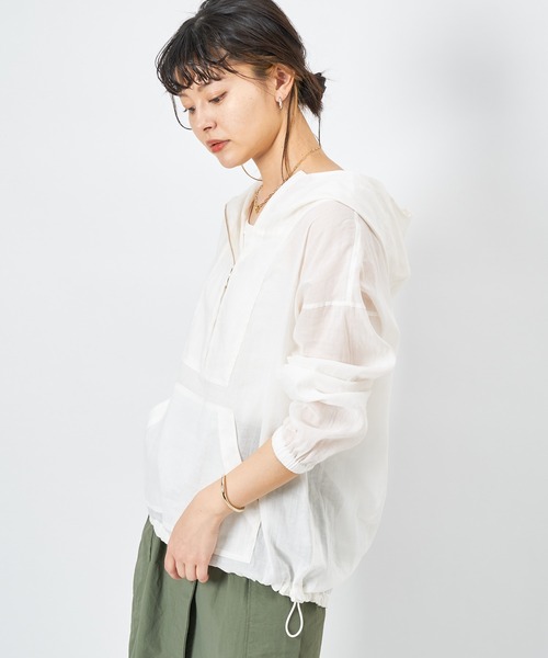 COLLAGE GALLARDAGALANTE - 美品◎コラージュガリャルダガランテ　アノラックシアーシャツ/前後2WAY COLLAGE GALLARDAGALANTE（コラージュガリャルダガランテ）の