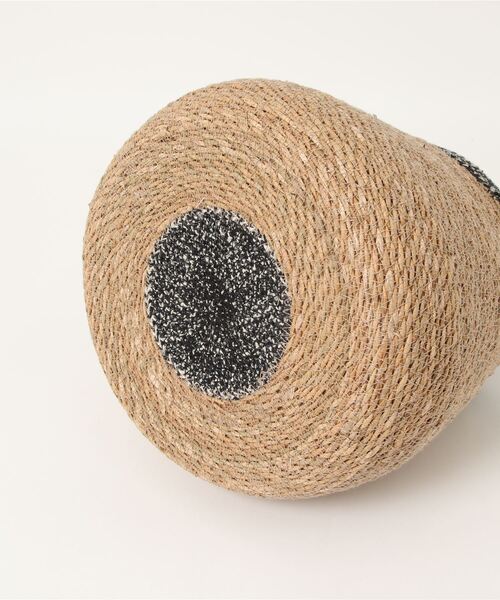 PUAL CE CIN(ピュアルセシン)の「SEAGRASS JUDE ROUND TOTE/ジュート トートバッグ(ハンドバッグ・レディース・ホワイト系その他/ブラック系その他・FREE)」の4枚目の写真