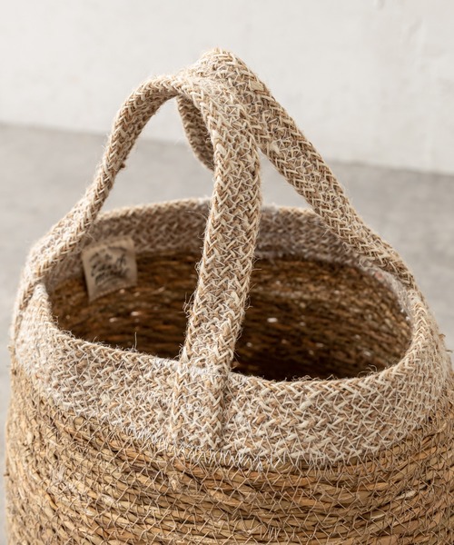 PUAL CE CIN(ピュアルセシン)の「SEAGRASS JUDE ROUND TOTE/ジュート トートバッグ(ハンドバッグ・レディース・ホワイト系その他/ブラック系その他・FREE)」の11枚目の写真