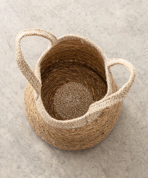 PUAL CE CIN(ピュアルセシン)の「SEAGRASS JUDE ROUND TOTE/ジュート トートバッグ(ハンドバッグ・レディース・ホワイト系その他/ブラック系その他・FREE)」の13枚目の写真