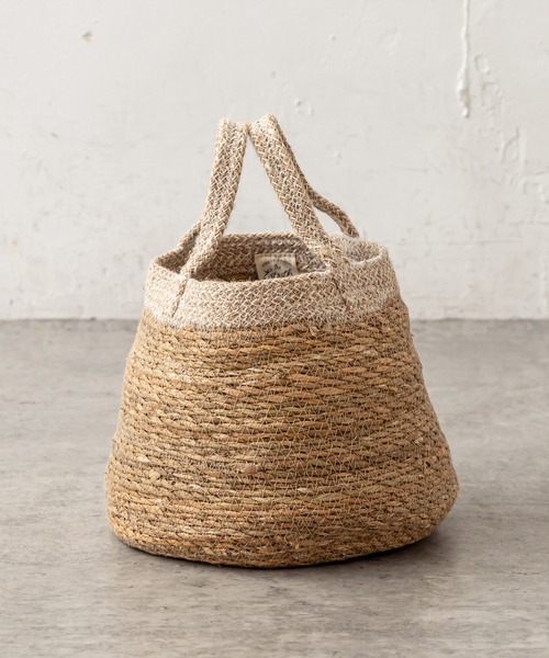 PUAL CE CIN(ピュアルセシン)の「SEAGRASS JUDE ROUND TOTE/ジュート トートバッグ(ハンドバッグ・レディース・ホワイト系その他/ブラック系その他・FREE)」の10枚目の写真
