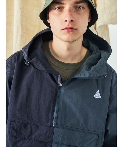 AlexanderLeeChang(アレキサンダーリーチャン)の「AlexanderLeeChang/アレキサンダーリーチャン 5050 ANORAK アノラック AC032105(ブルゾン・メンズ・カーキ/ネイビー/ピンク・2/3)」の16枚目の写真