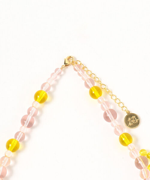 Ray BEAMS（レイビームス）の「LOTUS PINK / Glass Jewel ネックレス（ネックレス・レディース・その他/その他1・ONE SIZE）」の3枚目の写真