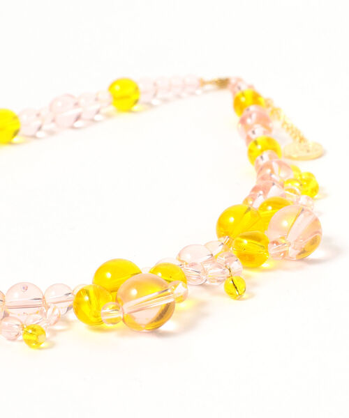 Ray BEAMS（レイビームス）の「LOTUS PINK / Glass Jewel ネックレス（ネックレス・レディース・その他/その他1・ONE SIZE）」の4枚目の写真