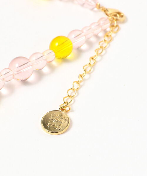 Ray BEAMS（レイビームス）の「LOTUS PINK / Glass Jewel ネックレス（ネックレス・レディース・その他/その他1・ONE SIZE）」の5枚目の写真