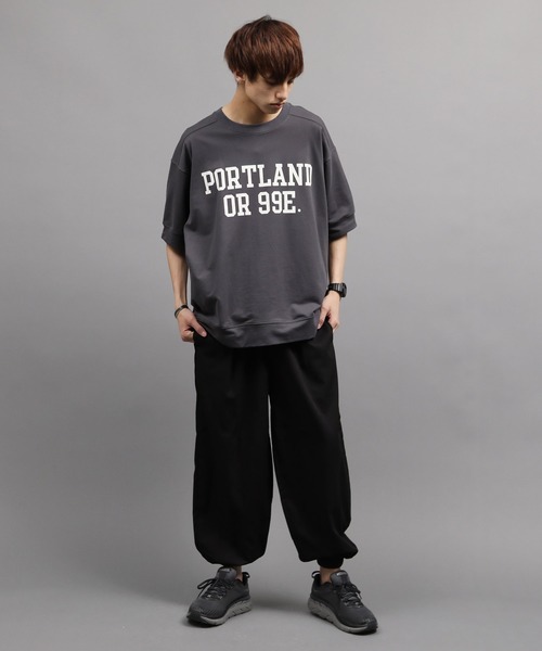 Air Tokyo（エアートウキョー）の「【ファッションインフルエンサーMASAKI × AIR TOKYO 限定コラボ】ジョガーバルーンパンツ（その他パンツ・メンズ・ブラック/グレイッシュベージュ・LARGE/MEDIUM）」の22枚目の写真