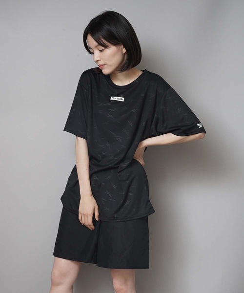 Reebok(リーボック)の「【Reebok / リーボック】レディース半袖Tシャツ(Tシャツ/カットソー・レディース・ホワイト/ブラック・MEDIUM/LARGE/X-LARGE)」の2枚目の写真